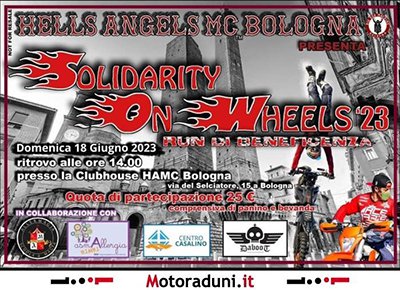 Locandina evento SOLIDARITY ON WHEELS 23