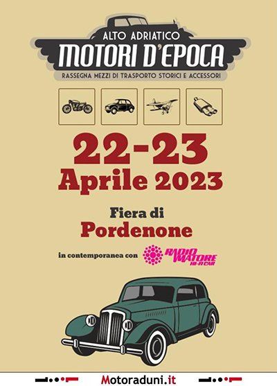 Locandina evento ALTO ADRIATICO MOTORI D'EPOCA