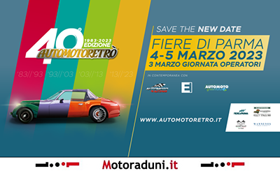 Locandina evento 40^ AUTOMOTORETRO'