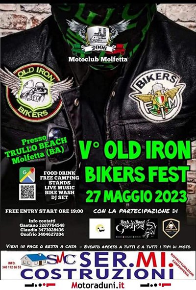 Locandina evento V° OLD IRON BIKERS FEST