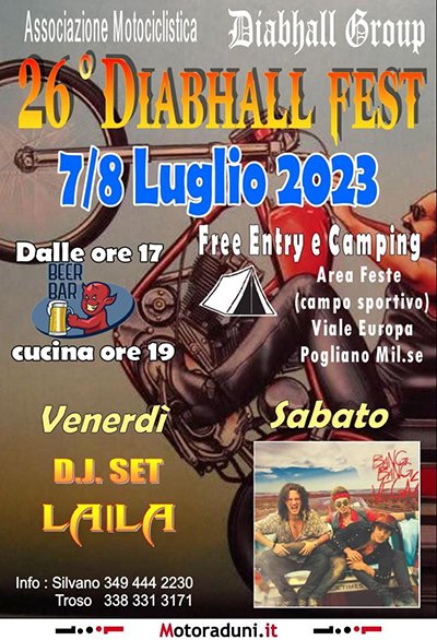 Locandina evento 26° DIABHALL FEST