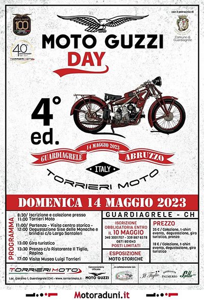 Locandina evento 4° MOTO GUZZI DAY