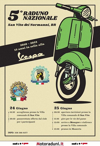 Locandina evento 5° RADUNO NAZIONALE