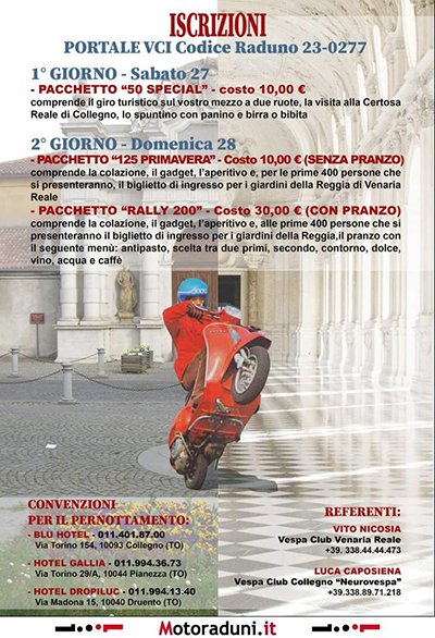 Locandina evento 1° RADUNO NAZIONALE - MEMORIAL PIPPO & TATO