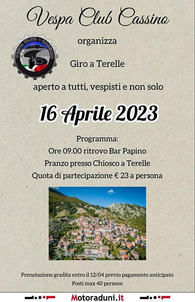 Locandina evento GIRO A TERELLE