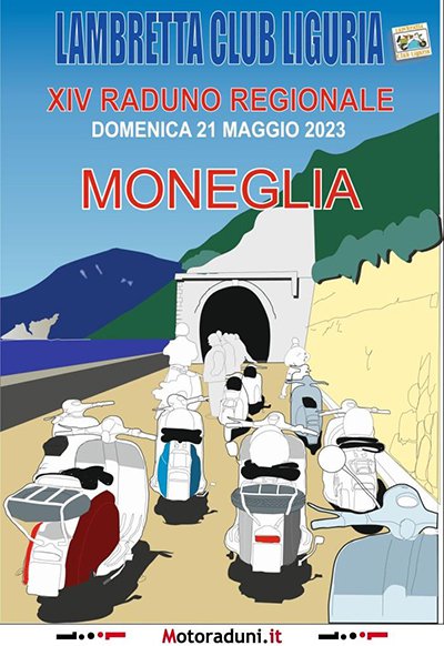 Locandina evento XIV RADUNO REGIONALE MONEGLIA