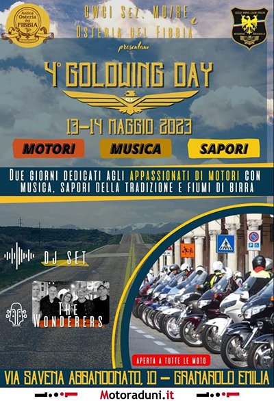 Locandina evento 4° GOLDWING DAY
