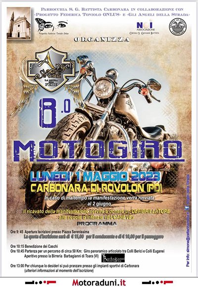 Locandina evento 8° MOTOGIRO