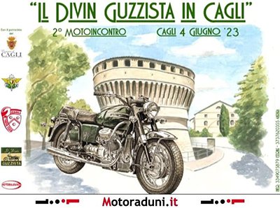 Locandina evento IL DIVIN GUZZISTA IN CAGLI
