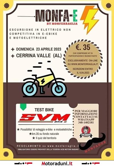 Locandina evento 44^ MONFERRAGLIA PRE SPRING