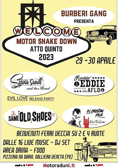 Locandina evento MOTOR SHAKE DOWN - ATTO QUINTO
