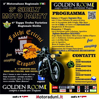 Locandina evento 3° SICILY MOTO PARTY