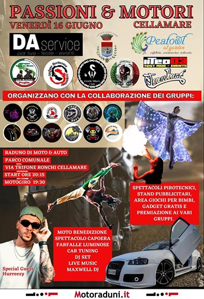 Locandina evento PASSIONI & MOTORI