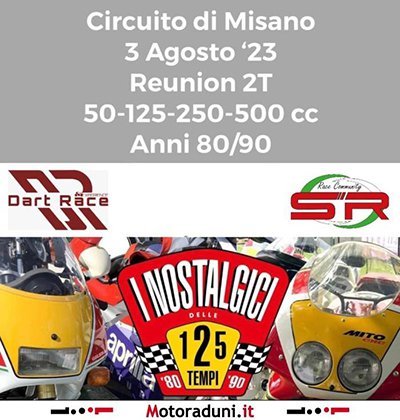 Locandina evento REUNION MOTO STORICHE 2T