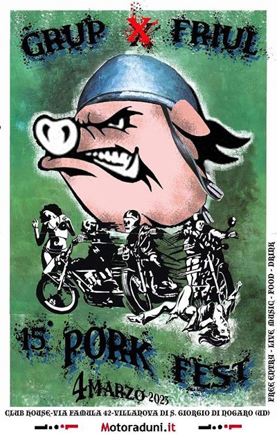 Locandina evento 15° PORK FEST