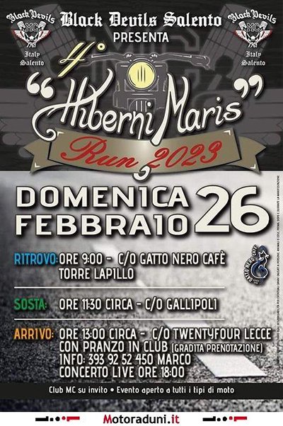 Locandina evento 4° HIBERNI MARIS