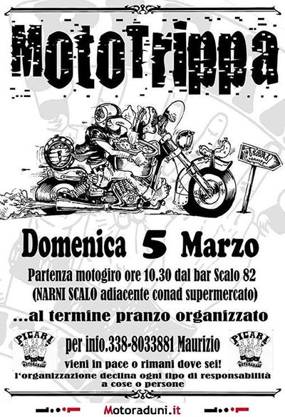 Locandina evento MOTOTRIPPA