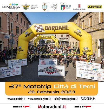 Locandina evento 37° MOTOTRIP CITTA' DI TERNI