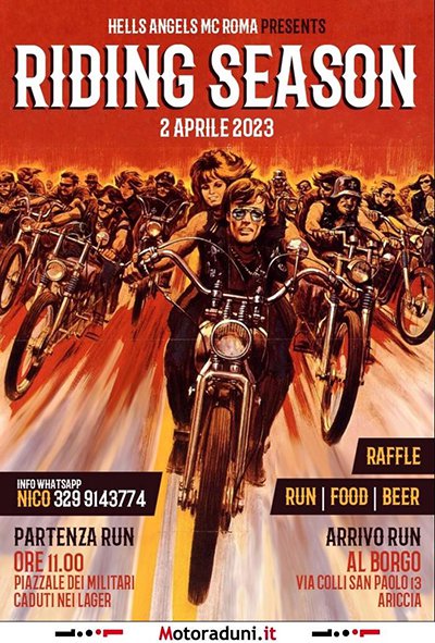 Locandina evento RIDING SEASO