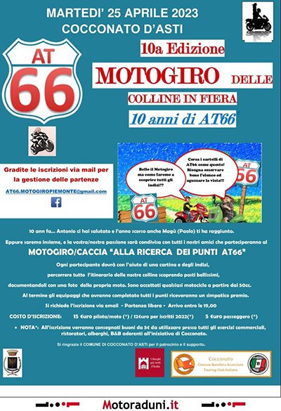 Locandina evento AT66 - MOTOGIRO -10A EDIZIONE