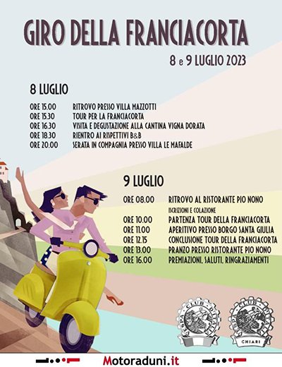 Locandina evento GIRO DELLA FRANCIACORTA