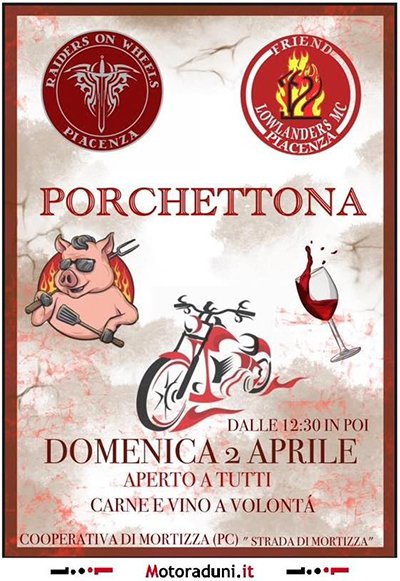 Locandina evento PORCHETTONA