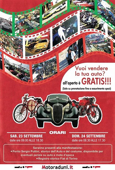 Locandina evento AUTOMOTOSTORICA - 25^ MOSTRA SCAMBIO INTERNAZIONALE CAORLE