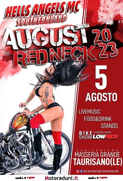 Locandina evento AUGUST REDNECK 2023