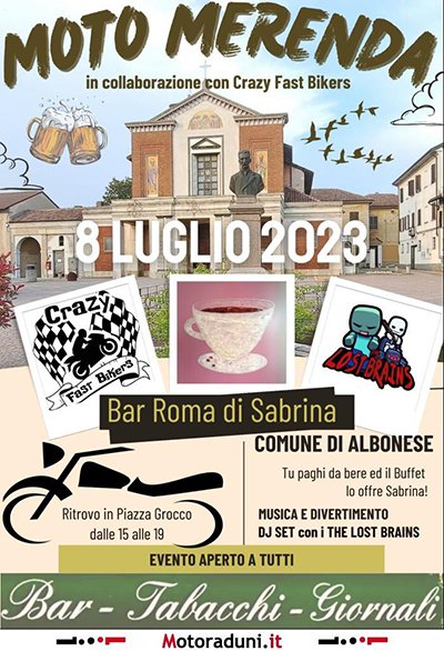 Locandina evento MOTO MERENDA