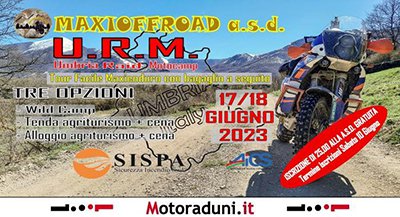 Locandina evento U.R.M - UMBRIA RAID MOTOCAMP