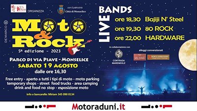 Locandina evento 5° MOTO & ROCK