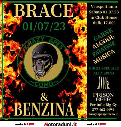 Locandina evento 2° BRACE & BENZINA