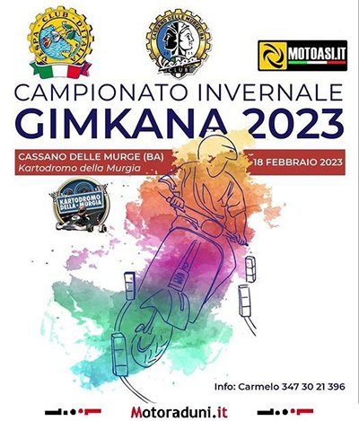 Locandina evento CAMPIONATO INVERNALE GIMKANA 2023