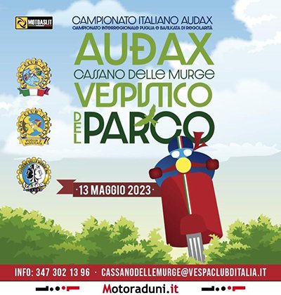 Locandina evento AUDAX VESPISTICO DEL PARCO