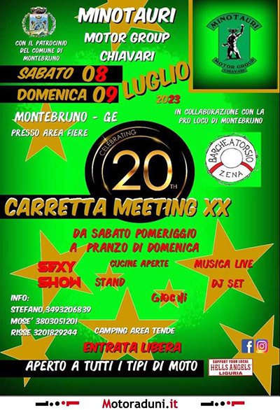Locandina evento CARRETTA MEETING XX