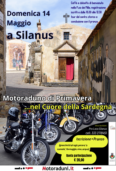 Locandina evento MOTORADUNO DI PRIMAVERA - NEL CUORE DELLA SARDEGNA