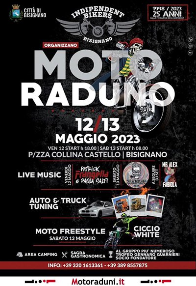 Locandina evento MOTORADUNO CITTA' DI BISIGNANO