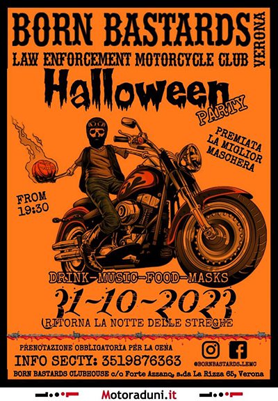Locandina evento HALLOWEEN PARTY
