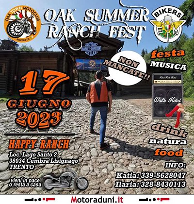 Locandina evento OAK SUMMER RANCH FEST