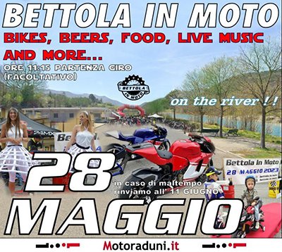 Locandina evento BETTOLA IN MOTO