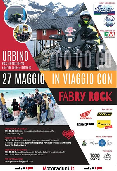 Locandina evento IN VIAGGIO CON FABRY ROCK