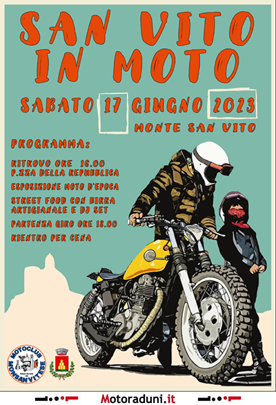 Locandina evento SAN VITO IN MOTO