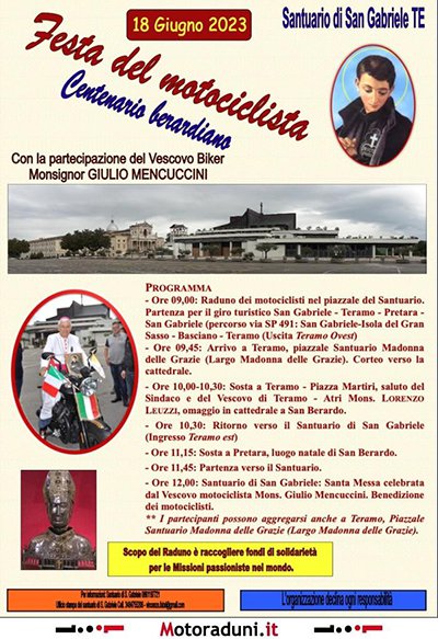 Locandina evento FESTA DEL MOTOCICLISTA