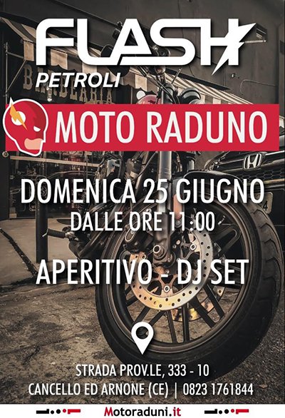 Locandina evento MOTORADUNO FLASH