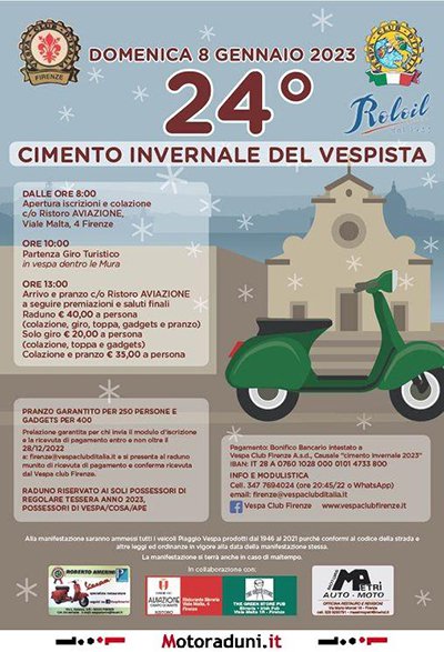 Locandina evento 24° CIMENTO INVERNALE DEL VESPISTA