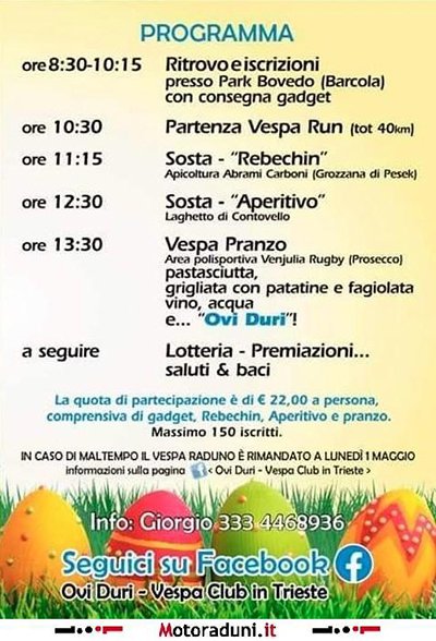 Locandina evento PASQUETTA IN VESPETTA