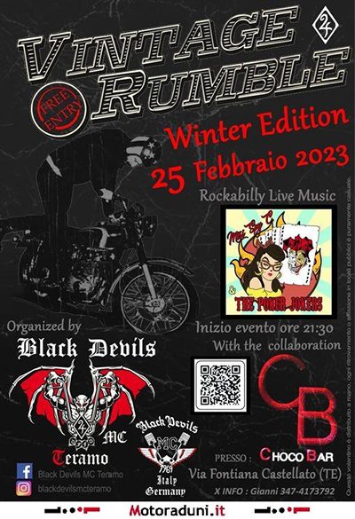 Locandina evento VINTAGE RUMBLE WINTER EDITIO