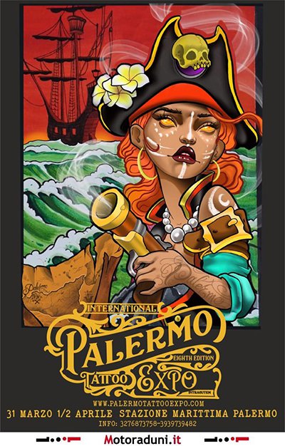 Locandina evento PALERMO TATTOO EXPO