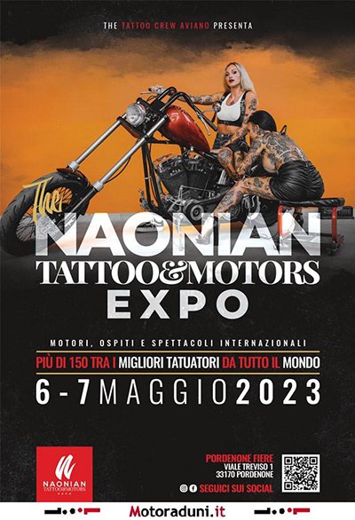Locandina evento NAONIAN TATTO MOTOR EXPO 2023
