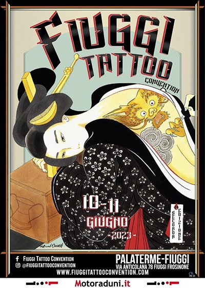 Locandina evento FIUGGI TATTOO CONVENTION 2023 - II° ED.